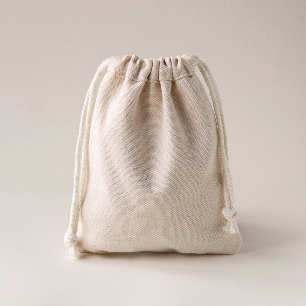 Double-Drawstring Cotton Bag DDR-03